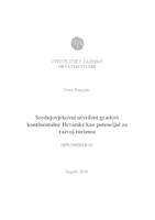 prikaz prve stranice dokumenta Srednjovjekovni utvrđeni gradovi kontinentalne Hrvatske kao potencijal za razvoj turizma