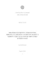 prikaz prve stranice dokumenta Dramski elementi u tekstovima Miroslava Krleže o Stjepanu Radiću i njihov utjecaj na noviju hrvatsku književnost