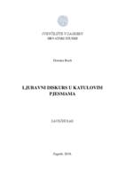 prikaz prve stranice dokumenta Ljubavni diskurs u Katulovim pjesmama