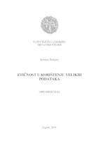 prikaz prve stranice dokumenta Etičnost u korištenju velikih podataka