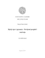 prikaz prve stranice dokumenta Dječje igre i pjesmice - Povijesni pregled i značenja