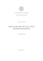 prikaz prve stranice dokumenta Francuska revolucija 1789. i njene posljedice