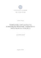 prikaz prve stranice dokumenta Normanska osvajanja na prostoru Europe tijekom 9. i početkom 10. stoljeća