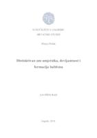 prikaz prve stranice dokumenta Distinktivan um umjetnika - devijantnost i formacija habitusa