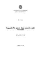 prikaz prve stranice dokumenta Tin Ujević (kao) pjesnik svojih ishodišta