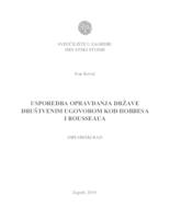 prikaz prve stranice dokumenta Usporedba opravdanja države društvenim ugovorom kod Hobbesa i Rousseaua