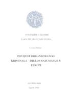 prikaz prve stranice dokumenta Povijest organiziranog kriminala - djelovanje mafije u Europi
