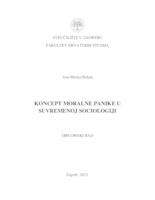 prikaz prve stranice dokumenta Koncept moralne panike u suvremenoj sociologiji