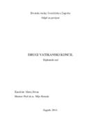 prikaz prve stranice dokumenta Drugi Vatikanski koncil