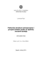 prikaz prve stranice dokumenta Faktorska struktura samoprocjena i procjena bliskih osoba na Upitniku moralnih temelja