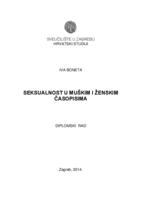 prikaz prve stranice dokumenta Seksualnost u muškim i ženskim časopisima