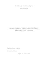 prikaz prve stranice dokumenta Odgovor Hrvatske na razoružanje teritorijalne obrane