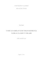 prikaz prve stranice dokumenta Utjecaji i djelovanje televizijskoga nasilja na djecu i mlade