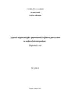 prikaz prve stranice dokumenta Aspekti organizacijske pravednosti i njihova povezanost sa zadovoljstvom poslom
