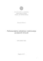 prikaz prve stranice dokumenta Psihosocijalne odrednice vrednovanja povijesnih ličnosti