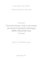 prikaz prve stranice dokumenta PRAĆENJE KRETANJA OSOBA U ZATVORENIM PROSTORIMA KORIŠTENJEM TEHNOLOGIJA RFID ILI BLUETOOTH SMART