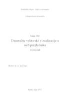 prikaz prve stranice dokumenta DINAMIČKE VEKTORSKE VIZUALIZACIJE U WEB PREGLEDNIKU