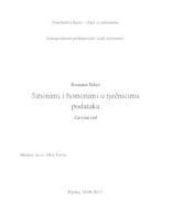 prikaz prve stranice dokumenta SINONIMI I HOMONIMI U RJEČNICIMA