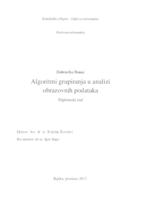 prikaz prve stranice dokumenta ALGORITMI GRUPIRANJA U ANALIZI OBRAZOVNIH PODATAKA