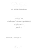 prikaz prve stranice dokumenta Primjena informacijskih tehnologija u psihometriji