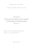 prikaz prve stranice dokumenta Izlučivanje hrvatskih jezičnih značajki za Fujisakijev prozodijski model