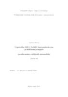 prikaz prve stranice dokumenta Usporedba SQL i NoSQL baza podataka na praktičnom primjeru (podavaonica rabljenih automobila)