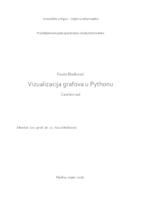 prikaz prve stranice dokumenta VIZUALIZACIJA GRAFOVA U PYTHONU