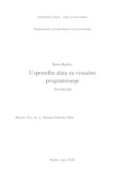 prikaz prve stranice dokumenta Usporedba alata za vizualno programiranje