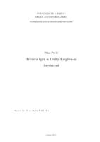 prikaz prve stranice dokumenta IZRADA IGRE RAGELAND U UNITY ENGINE-U