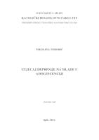 prikaz prve stranice dokumenta Utjecaj depresije na mlade u adolescenciji