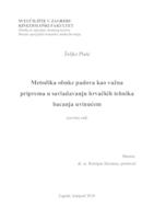 prikaz prve stranice dokumenta Metodika obuke padova kao važna priprema u savladavanju hrvačkih tehnika bacanja uvinućem