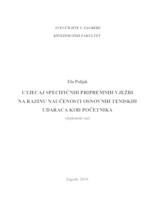 prikaz prve stranice dokumenta UTJECAJ SPECIFIČNIH PRIPREMNIH VJEŽBI NA RAZINU NAUČENOSTI OSNOVNIH TENISKIH UDARACA KOD POČETNIKA