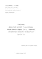 prikaz prve stranice dokumenta RELACIJE IZMEĐU PARAMETARA ENERGETSKIH KAPACITETA I IZVEDBE SPECIFIČNIH TESTOVA BIATLONACA