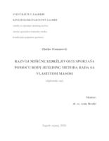 prikaz prve stranice dokumenta RAZVOJ MISICNE IZDRZLJIVOSTI SPORTASA POMOCU BODY BUILDING METODA RADA SA VLASTITOM MASOM