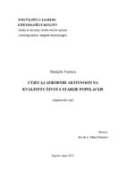 prikaz prve stranice dokumenta Utjecaj aerobnih aktivnosti na kvalitetu života starije populacije