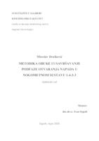 prikaz prve stranice dokumenta METODIKA OBUKE I USAVRŠAVANJE PODFAZE OTVARANJA NAPADA UNOGOMETNOM SUSTAVU 1 4 3 3