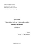 prikaz prve stranice dokumenta Utjecaj tjelovježbe na kvalitetu života kod osoba s epilepsijom