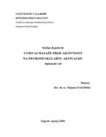 prikaz prve stranice dokumenta UTJECAJ MASAŽE PRIJE AKTIVNOSTI NA NEUROMUSKULARNU AKTIVACIJU