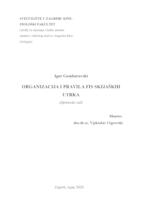 prikaz prve stranice dokumenta ORGANIZACIJA I PRAVILA FIS SKIJAŠKIH UTRKA