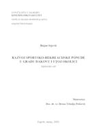 prikaz prve stranice dokumenta Razvoj sportsko rekreacijske ponude u gradu Đakovu i užoj okolici