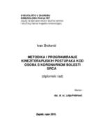 prikaz prve stranice dokumenta Metodika i programiranje kineziterapijskih postupaka kod koronarne bolesti