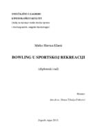 prikaz prve stranice dokumenta Bowling u sportskoj rekreaciji