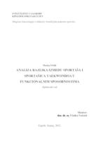 prikaz prve stranice dokumenta ANALIZA RAZLIKA IZMEĐU SPORTAŠA I SPORTAŠICA TAEKWONDOA U FUNKCIONALNIM SPOSOBNOSTIMA