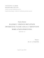 prikaz prve stranice dokumenta RAZLIKE U TJEDNOM TRENAŽNOM OPTEREĆENJU NATJECATELJA U MJEŠOVITIM BORILAČKIM SPORTOVIMA