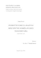 prikaz prve stranice dokumenta Pomoćne igre za razvoj specifične izdržljivosti nogometaša