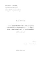 prikaz prve stranice dokumenta Analiza parametara situacijske efikasnosti nogometaša i ekipa na svjetskom prvenstvu 2014. godine