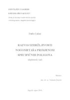 prikaz prve stranice dokumenta Razvoj izdržljivosti nogometaša primjenom specifičnih poligona