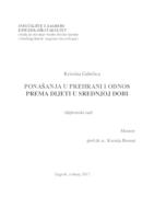 prikaz prve stranice dokumenta Ponašanja u prehrani i odnos prema dijeti u srednjoj dobi