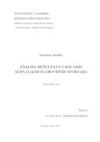 prikaz prve stranice dokumenta Analiza rezultata u bacanju koplja kod slabovidnih sportaša