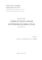 prikaz prve stranice dokumenta Vježbe za razvoj snage upotrebom zglobnih utega